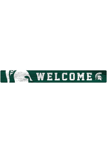 Michigan State Spartans Welcome Strip Sign - Green