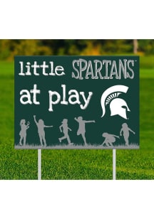 Michigan State Spartans Little Fans at Play Yard Sign - Green