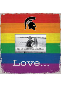 Michigan State Spartans Love Pride Picture Frame - Green