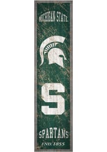 Michigan State Spartans Heritage Banner 6x24 Sign - Green