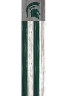 Michigan State Spartans 24 Inch Flag Leaner Sign - Green