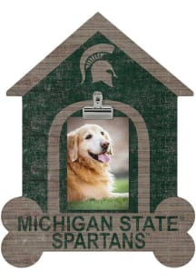 Michigan State Spartans Dog Bone House Clip Picture Frame - Green
