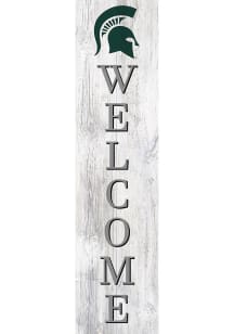 Michigan State Spartans 48 Inch Welcome Leaner Sign - Green
