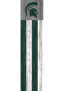Michigan State Spartans 48 Inch Flag Leaner Sign - Green