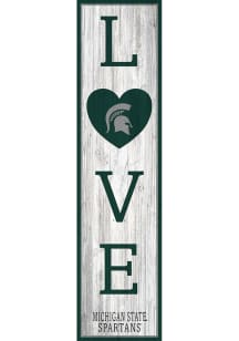 Michigan State Spartans 48 Inch Love Leaner Sign - Green