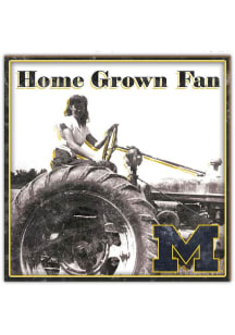 Michigan Wolverines Aluminum Can Sign - Blue