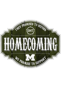 Michigan Wolverines OHT 12in Homecoming Tavern Sign - Blue