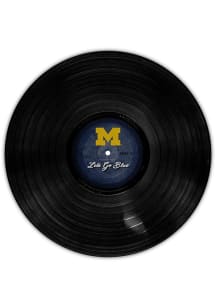 Michigan Wolverines 12 Inch Vinyl Circle Sign - Blue