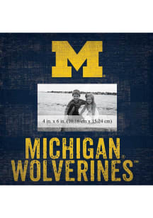 Michigan Wolverines Team 10x10 Picture Frame - Blue