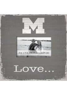 Michigan Wolverines Love Picture Picture Frame - Blue