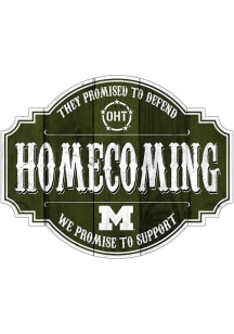 Michigan Wolverines OHT 24in Homecoming Tavern Sign - Blue