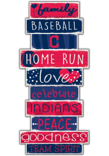 Cleveland Guardians Celebrations Stack 24 Inch Sign - Red