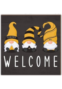 Missouri Tigers Welcome Gnomes Sign - Black