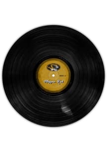 Missouri Tigers 12 Inch Vinyl Circle Sign - Black