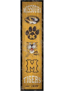 Missouri Tigers Heritage Banner 6x24 Sign - Black