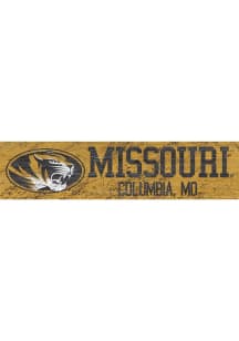 Missouri Tigers 6x24 Sign - Black