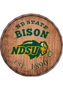 North Dakota State Bison Established Dated Sign - Green