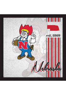 Nebraska Cornhuskers Album Sign - Red