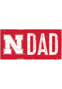Nebraska Cornhuskers DAD Sign - Red