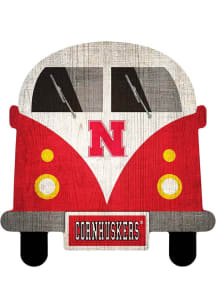 Nebraska Cornhuskers Team Bus Sign - Red