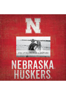 Nebraska Cornhuskers Team 10x10 Picture Frame - Red