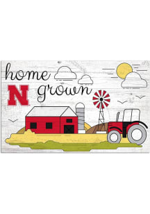 Nebraska Cornhuskers Home Grown Sign - Red