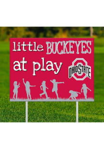 Ohio State Buckeyes Little Fans at Play Yard Sign - Red