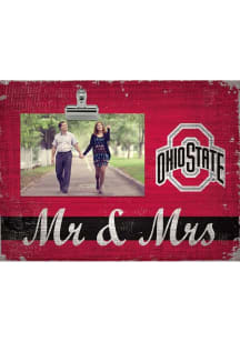 Ohio State Buckeyes Mr and Mrs Clip Picture Frame - Red