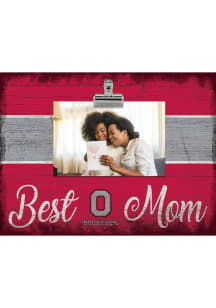Ohio State Buckeyes Best Mom Clip Picture Frame - Red