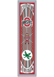 Ohio State Buckeyes Throwback Sign - Red