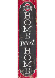 Ohio State Buckeyes 48 Inch Home Sweet Home Leaner Sign - Red