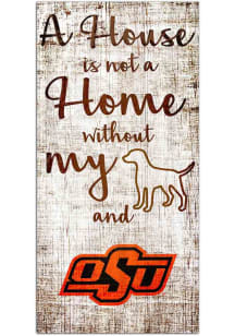 Oklahoma State Cowboys A House is not a Home Sign - Black