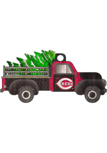 Cincinnati Reds Christmas Truck Ornament - Red