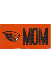 Oregon State Beavers MOM Sign - Orange
