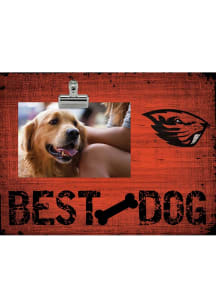 Oregon State Beavers Best Dog Clip Picture Frame - Orange