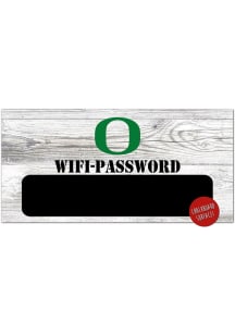 Oregon Ducks Wifi Password 6x12 Sign - Green