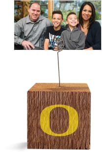 Oregon Ducks Block Spiral Photo Holder Green Desk Accessory