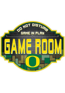 Oregon Ducks 12 Inch Game Room Tavern Sign - Green