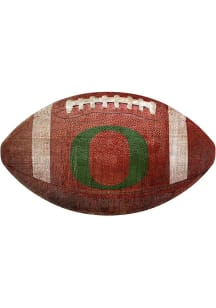 Oregon Ducks Baseball Shaped Sign - Green