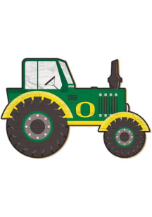Oregon Ducks Tractor Cutout Sign - Green
