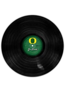 Oregon Ducks 12 Inch Vinyl Circle Sign - Green