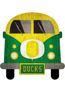 Oregon Ducks Team Bus Sign - Green