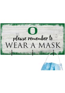 Oregon Ducks Please Wear Your Mask Sign - Green