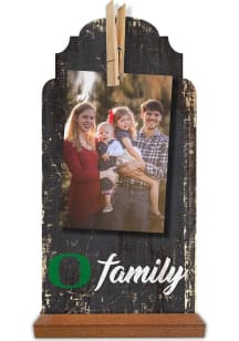 Oregon Ducks Family Clothespin Sign - Green