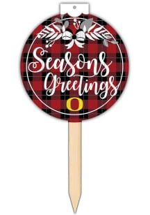 Oregon Ducks Seasons Greetings Sign - Green