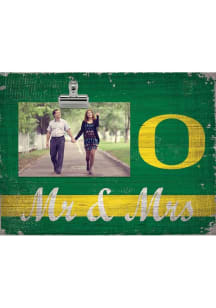 Oregon Ducks Mr and Mrs Clip Picture Frame - Green