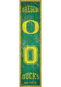 Oregon Ducks Heritage Banner 6x24 Sign - Green