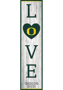 Oregon Ducks 24 Inch Love Leaner Sign - Green