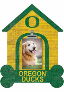 Oregon Ducks Dog Bone House Clip Picture Frame - Green