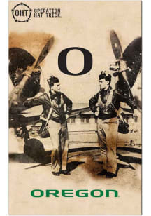 Oregon Ducks Twin Pilots Sign - Green